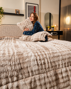 IVORY ZARINA Fur Duvet