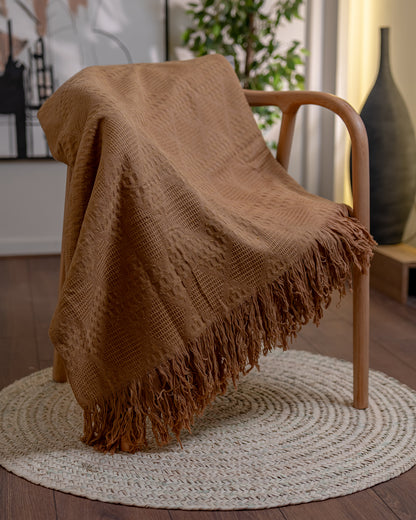 BISCUIT Becca Cotton Throw Blanket