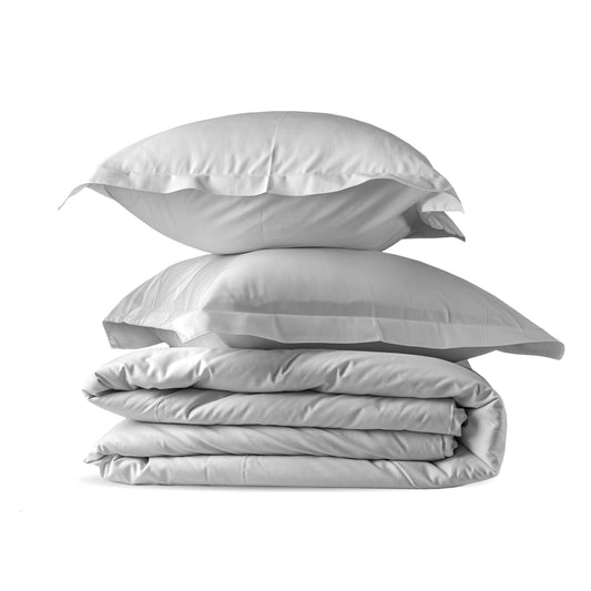 WHITE cotton duvet cover