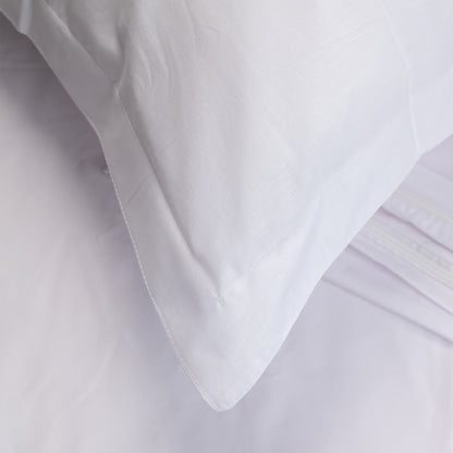 WHITE cotton duvet cover