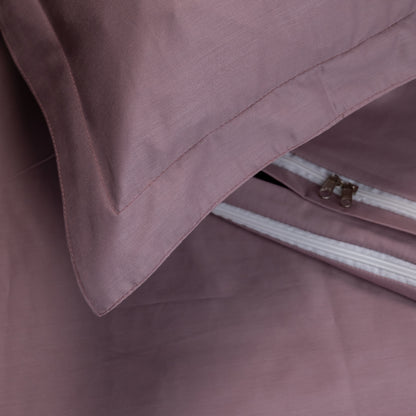 PLUM PURPLE cotton duvet cover