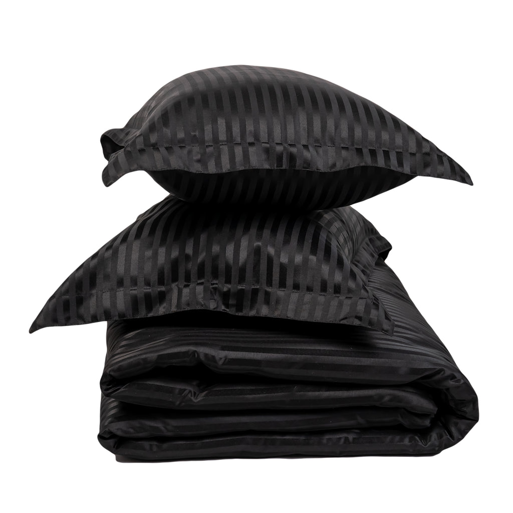 BLACK stripe duvet cover