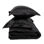 BLACK stripe duvet cover