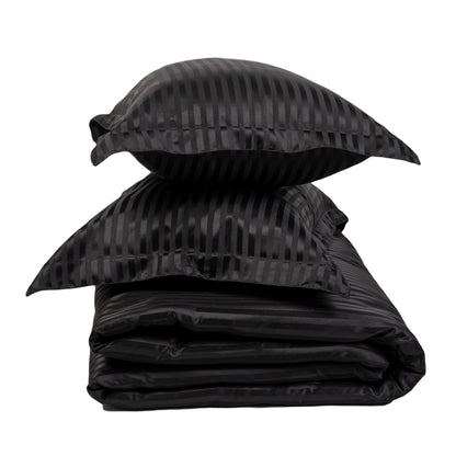 BLACK stripe duvet cover