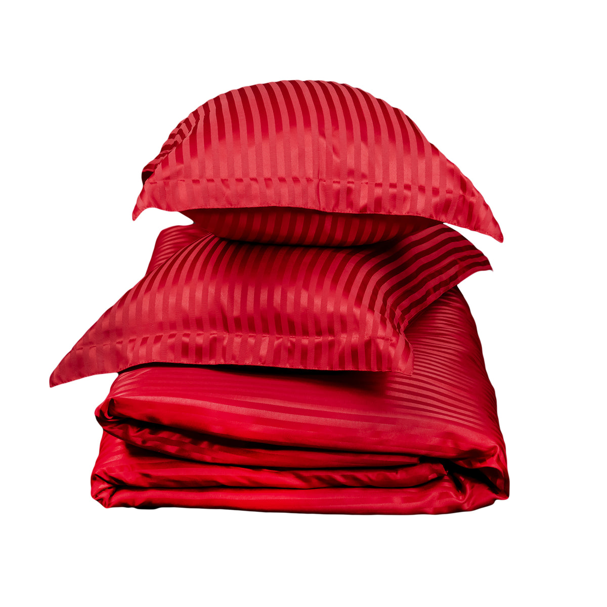 CRIMSON stripe duvet cover