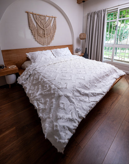 WHITE TULU kettan summer duvet bridal set