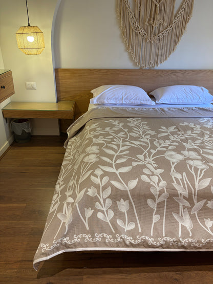 SAND ANATOLIA Turkish cotton throw blanket