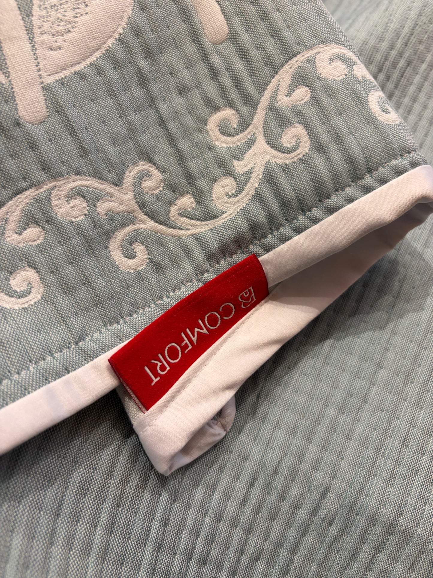 MINT ANATOLIA Turkish cotton throw blanket