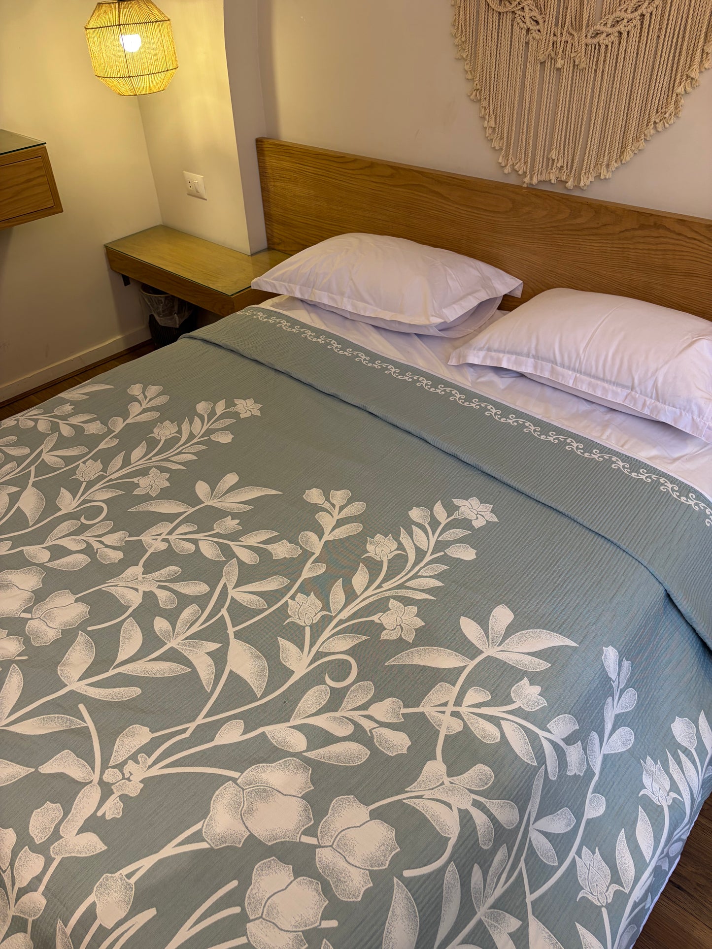 MINT ANATOLIA Turkish cotton throw blanket