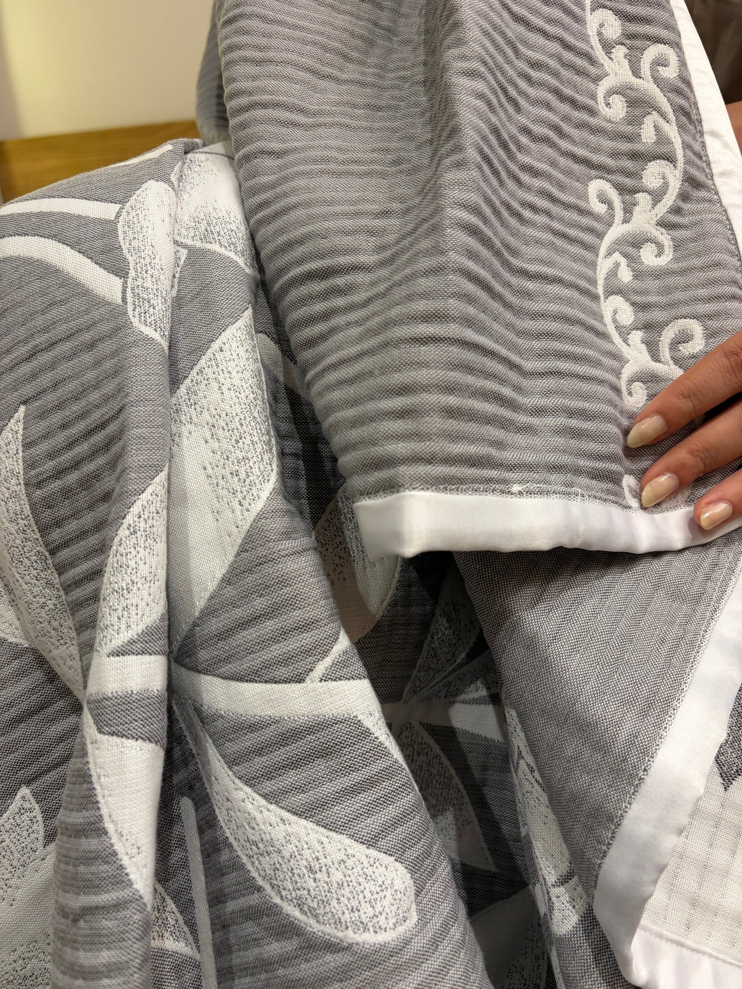 CLOUD ANATOLIA Turkish cotton throw blanket