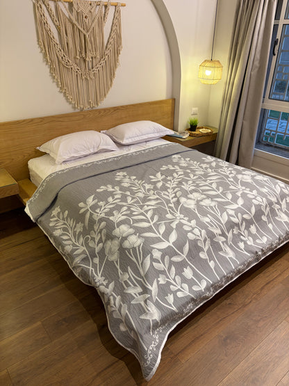 CLOUD ANATOLIA Turkish cotton throw blanket