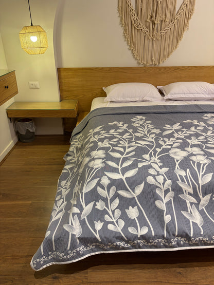 STORM ANATOLIA Turkish cotton throw blanket