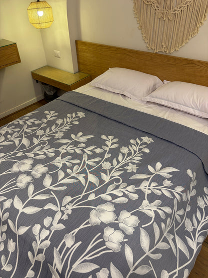 STORM ANATOLIA Turkish cotton throw blanket