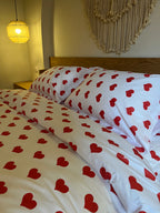 SWEET HEARTS cotton duvet cover