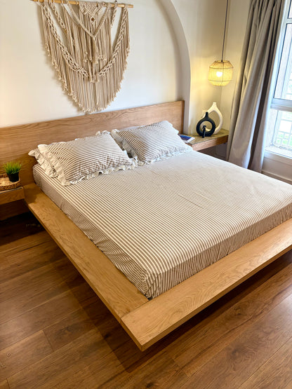 CAFE RUFFLES cotton bedsheet