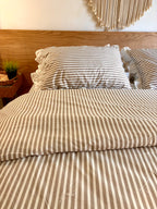 CAFE RUFFLES cotton duvet cover
