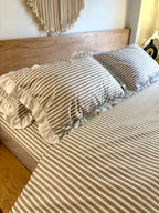 CAFE RUFFLES cotton duvet cover