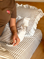CAFE RUFFLES cotton bedsheet