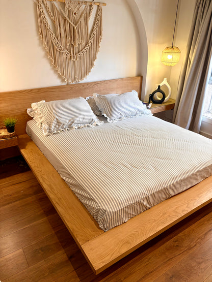 CLOUD RUFFLES cotton bedsheet