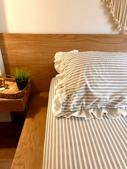 CLOUD RUFFLES cotton bedsheet