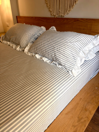 CLOUD RUFFLES cotton bedsheet