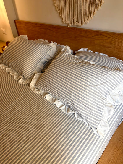 CLOUD RUFFLES cotton bedsheet