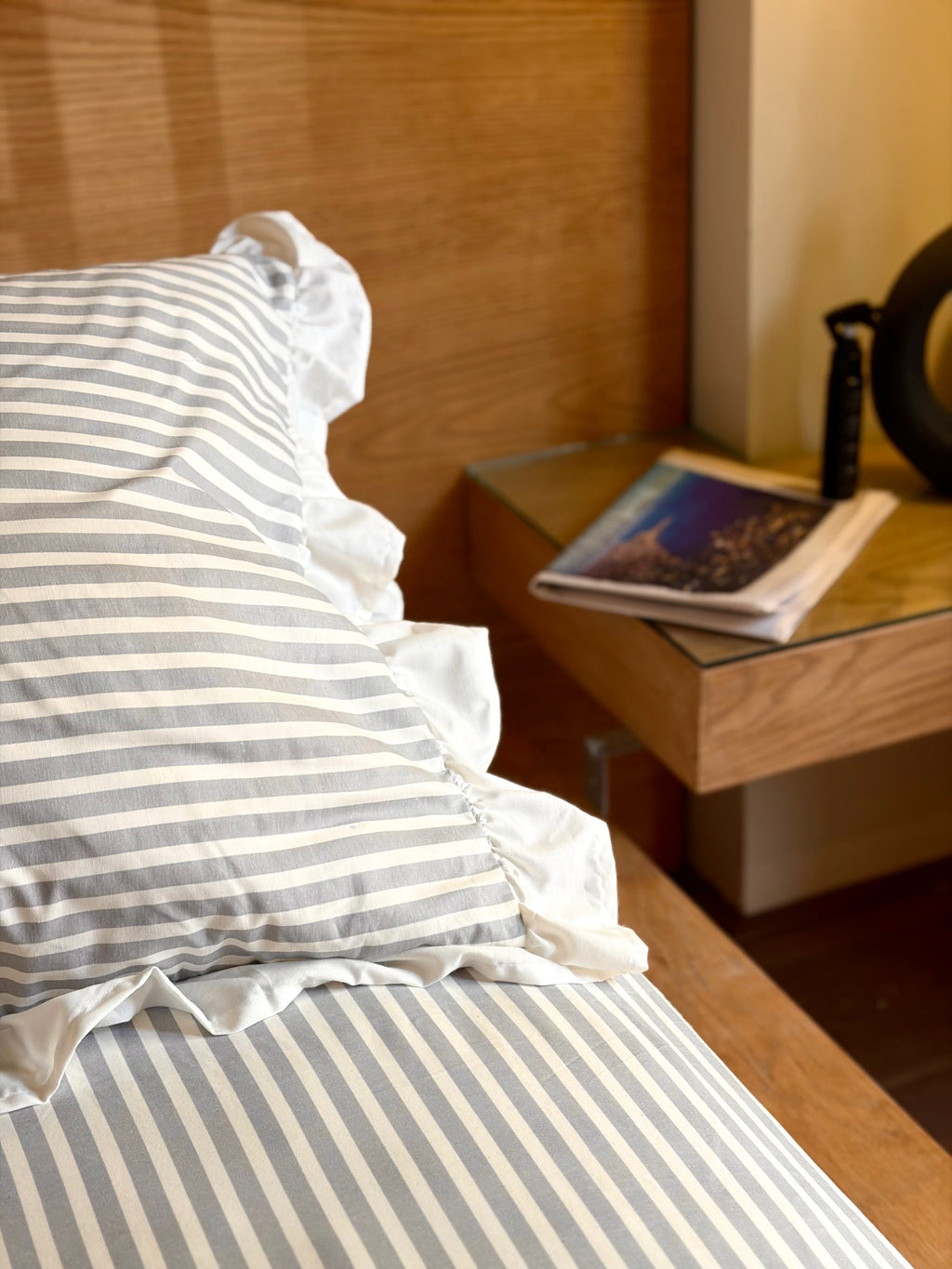 CLOUD RUFFLES cotton bedsheet