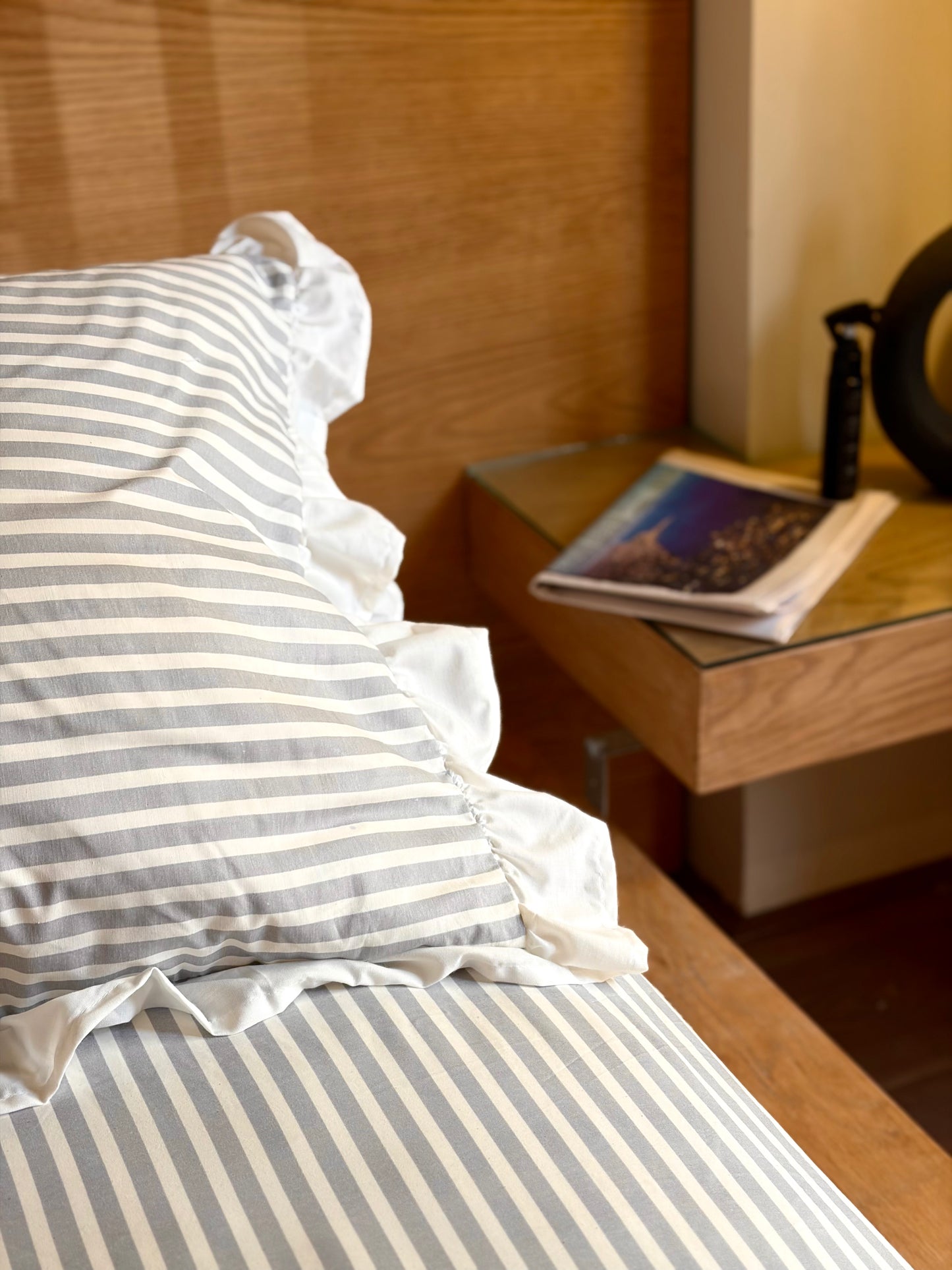 CLOUD RUFFLES cotton bedsheet