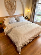 CLOUD RUFFLES cotton duvet cover