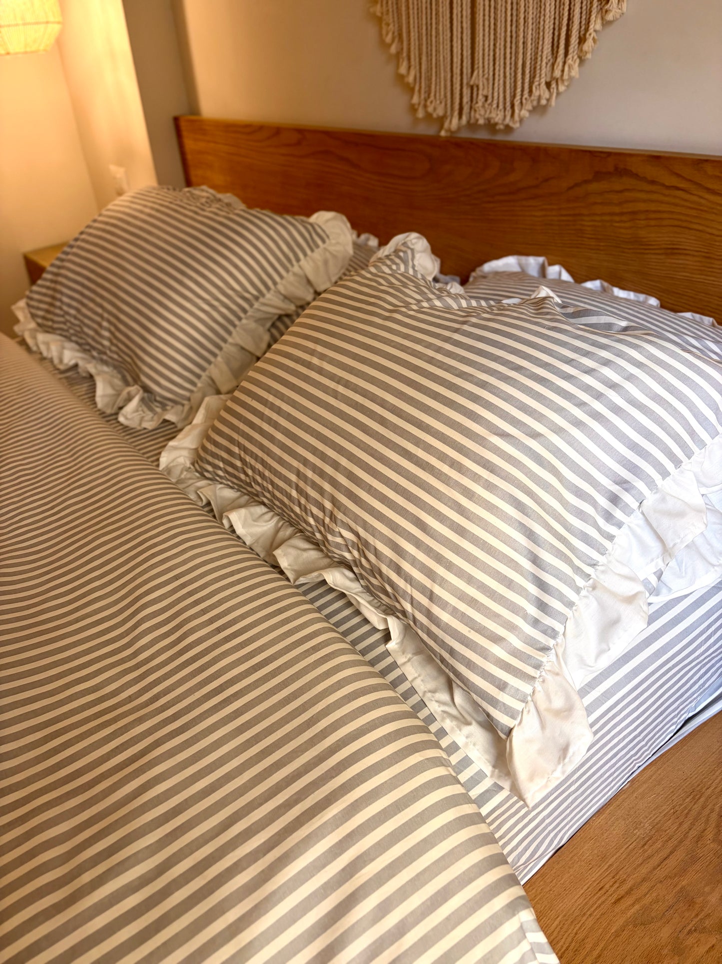 CLOUD RUFFLES cotton duvet cover