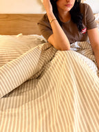 CHAMPAGNE RUFFLES cotton bedsheet