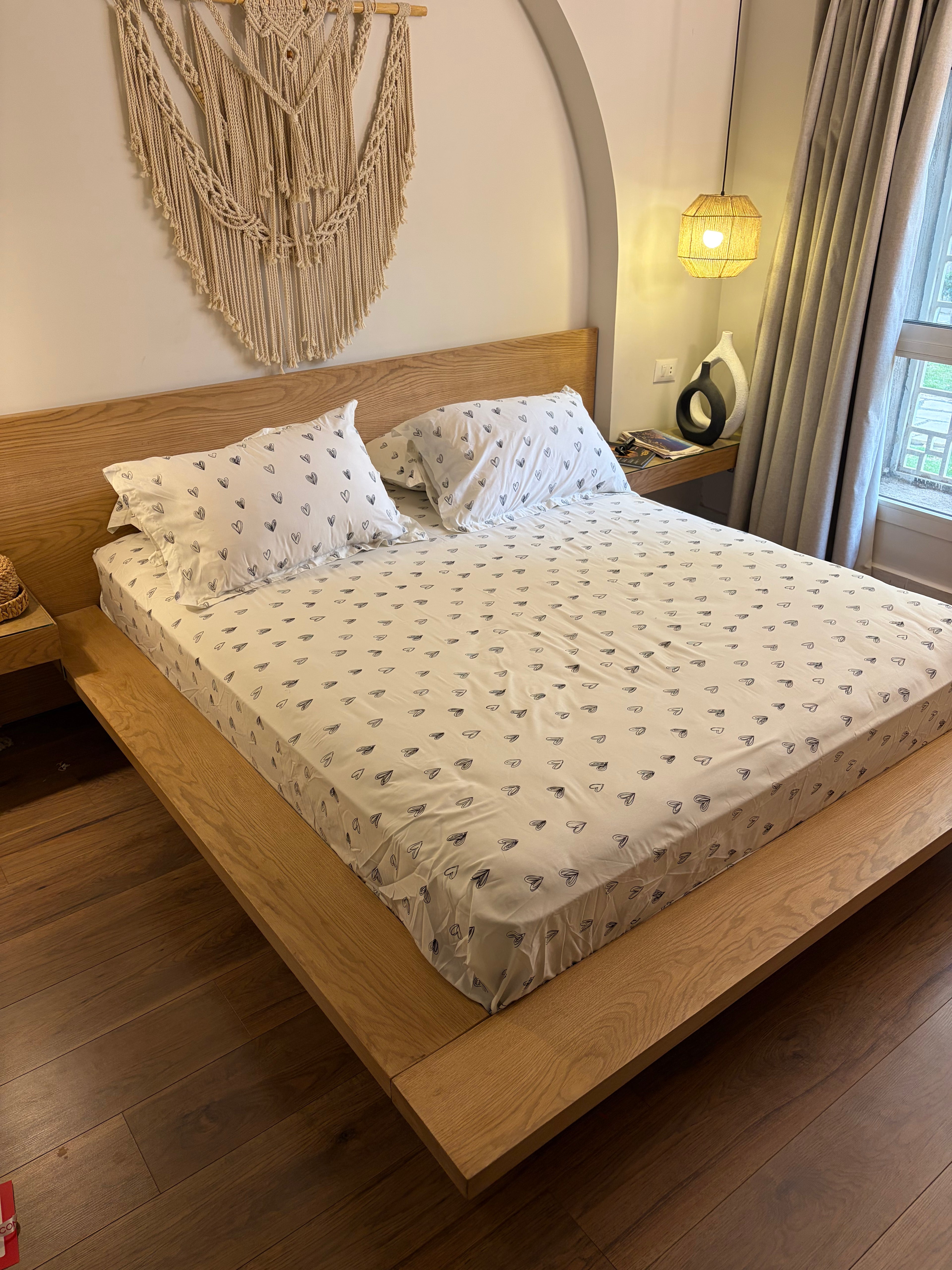 BLACK LOVIA cotton bedsheet