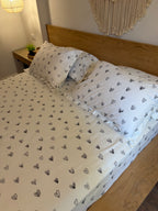 BLACK LOVIA cotton bedsheet