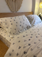 BLACK LOVIA cotton duvet cover