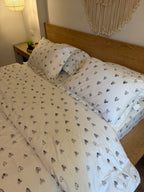 BLACK LOVIA cotton duvet cover