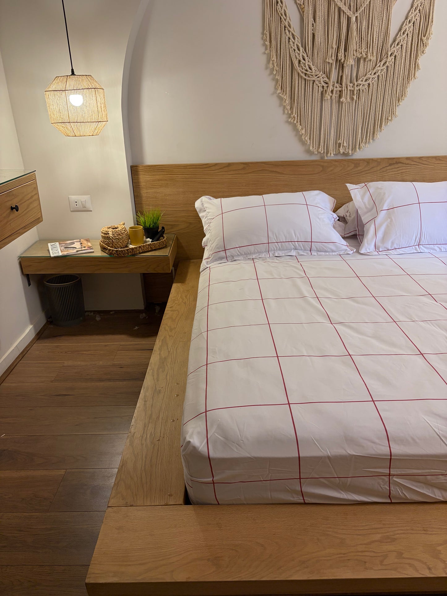 PINK LINEA cotton bedsheet