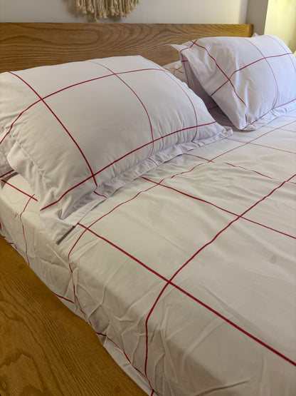 PINK LINEA cotton bedsheet