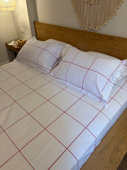 PINK LINEA cotton bedsheet