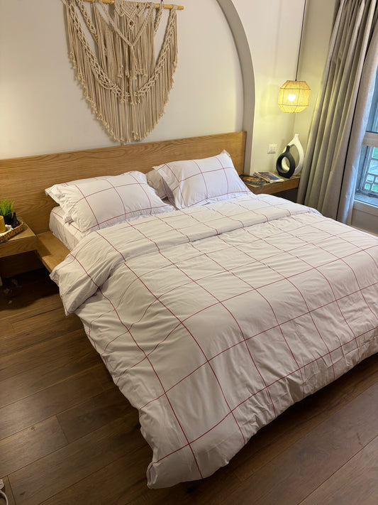 PINK LINEA cotton duvet cover