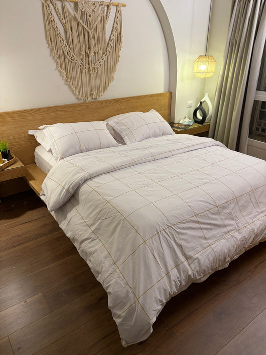 YELLOW LINEA cotton duvet cover