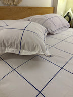 BLUE LINEA cotton bedsheet