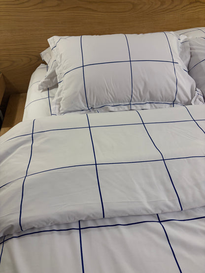 BLUE LINEA cotton duvet cover