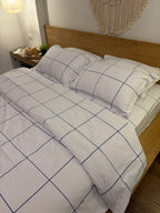 BLUE LINEA cotton duvet cover