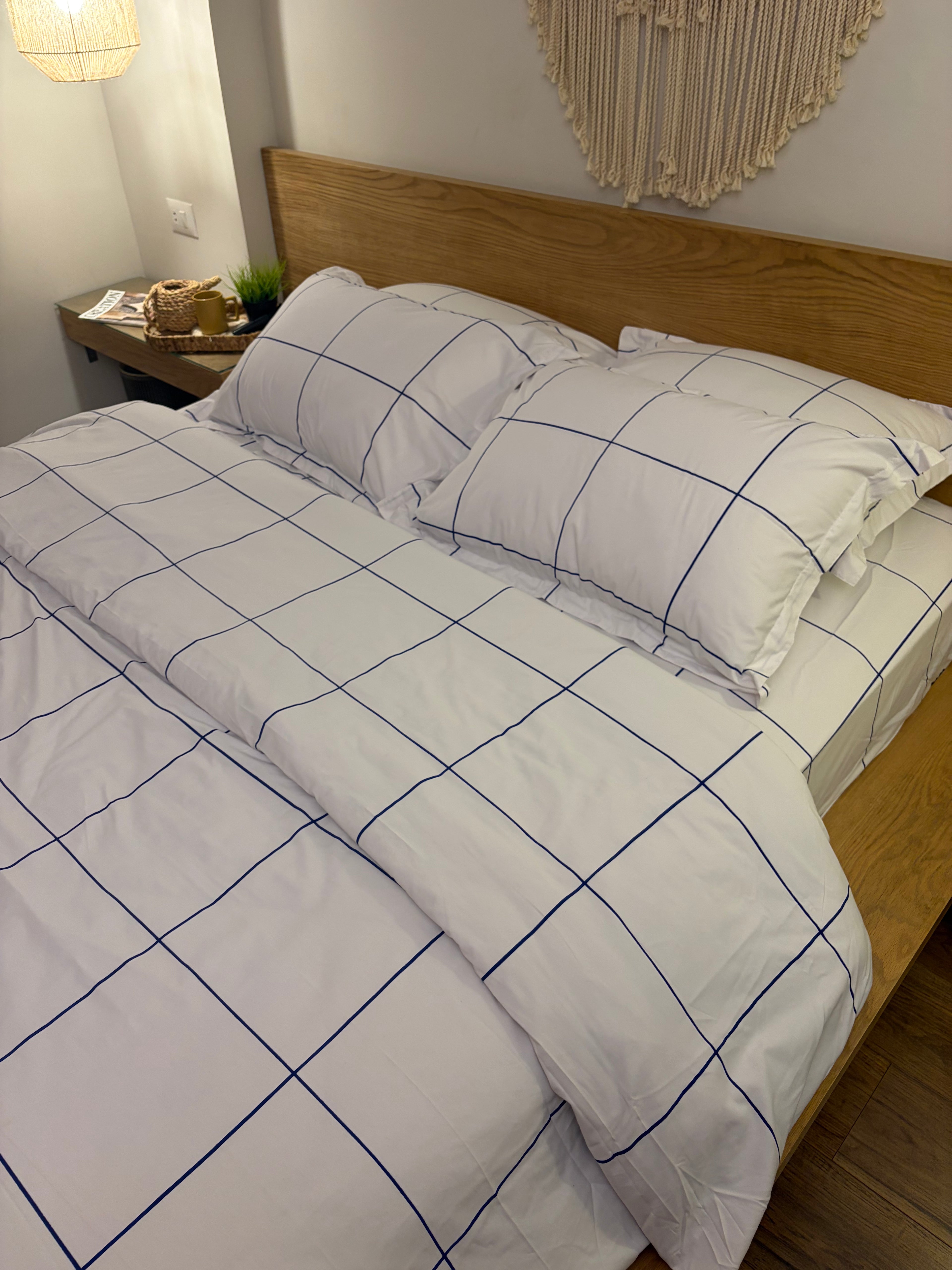 BLUE LINEA cotton duvet cover