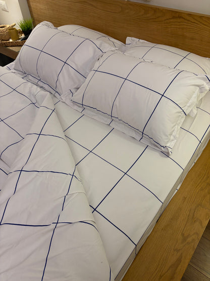 BLUE LINEA cotton duvet cover