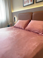 CASHMERE Plain Velvet Bedsheet