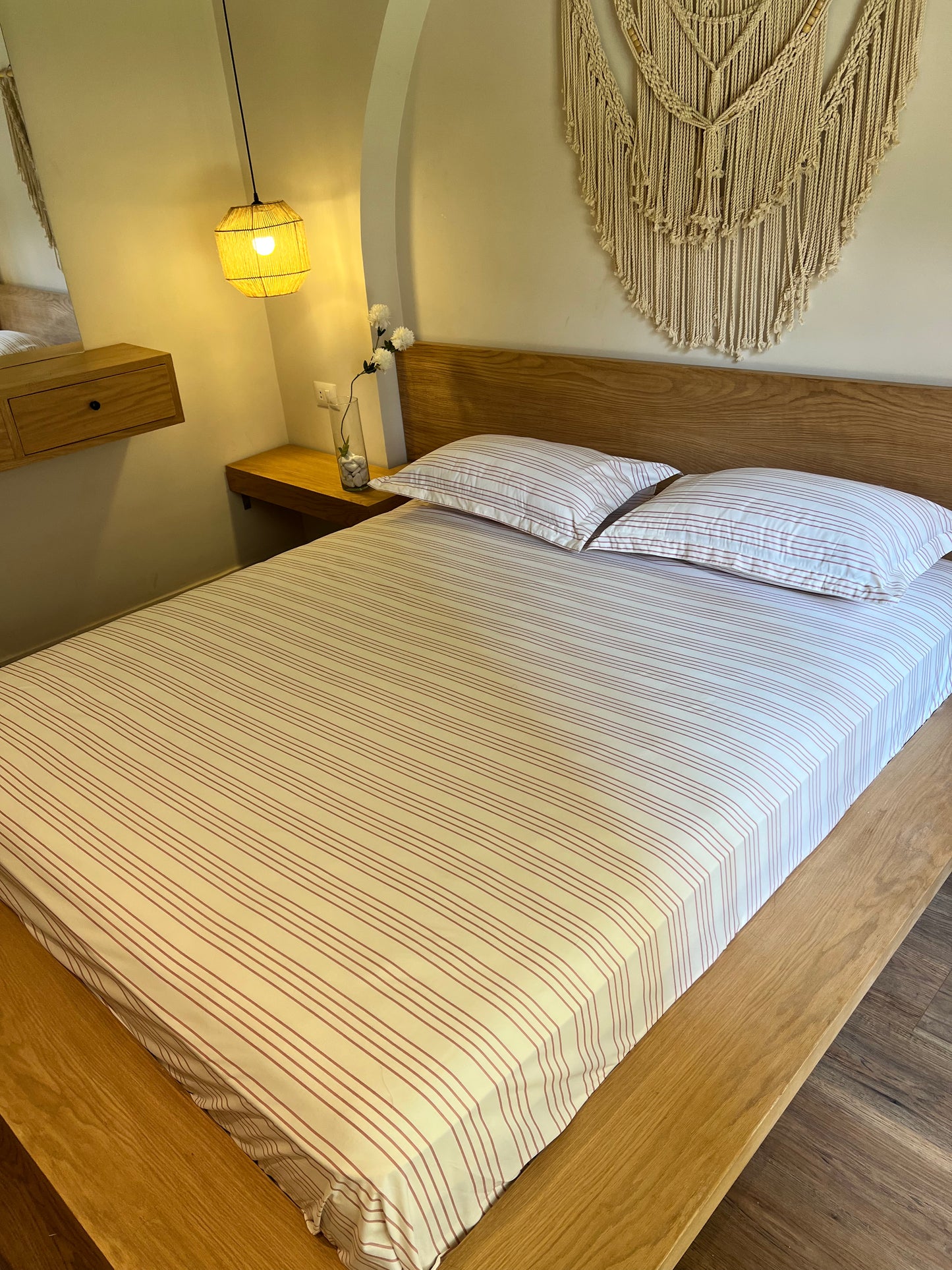 CASHMERE RIBBED cotton bedsheet