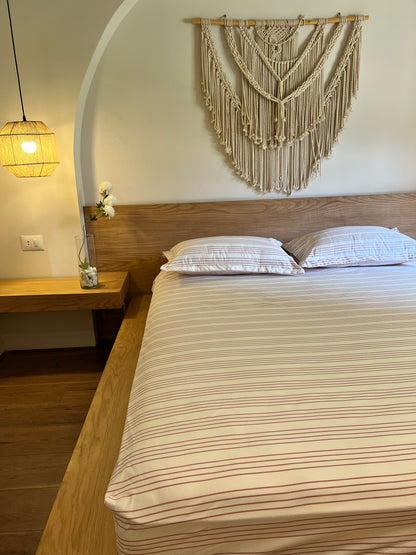 CASHMERE RIBBED cotton bedsheet