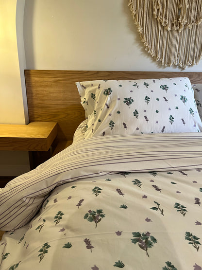 LAVANDER TREE cotton duvet cover
