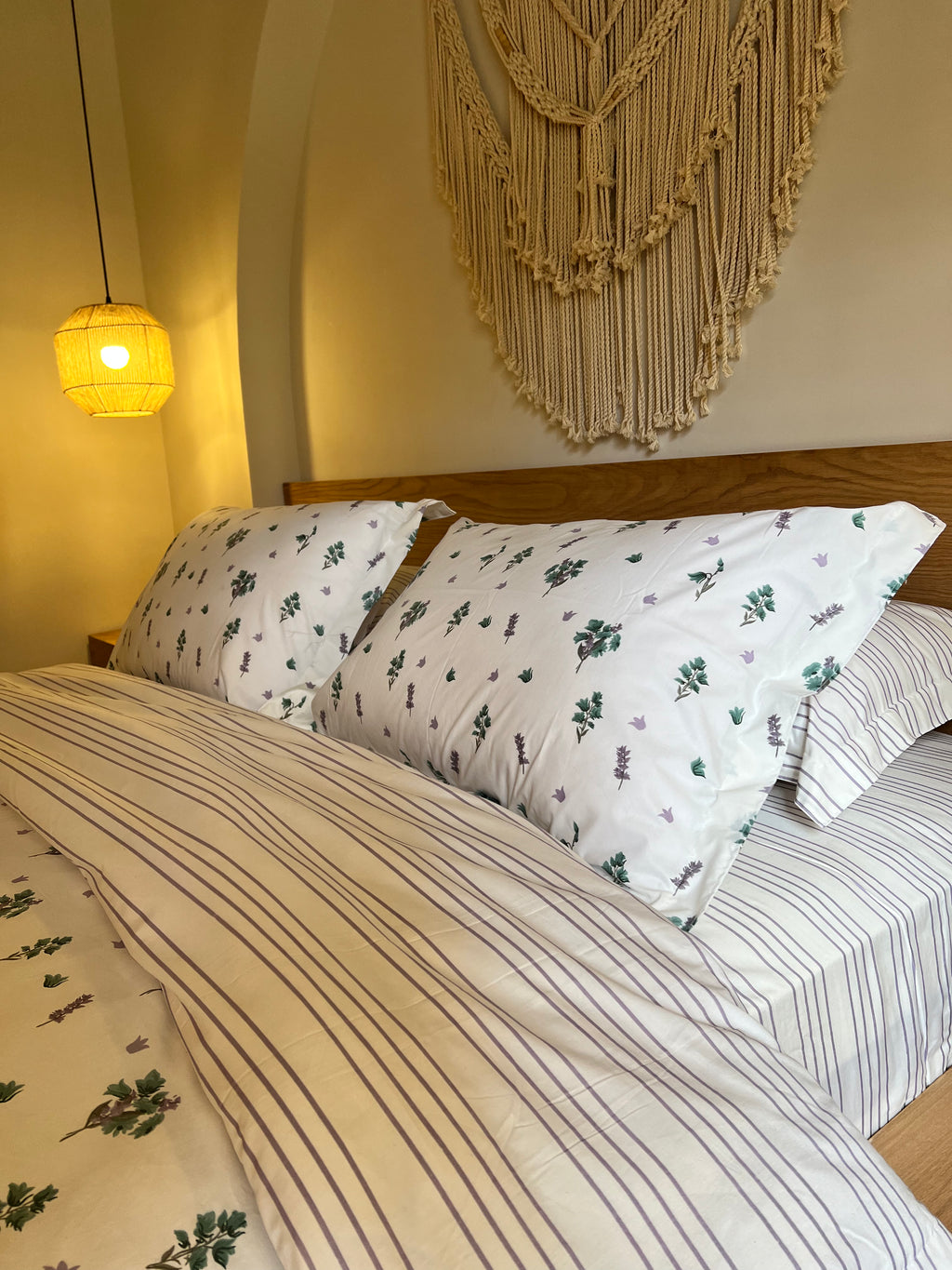 LAVANDER TREE cotton duvet cover